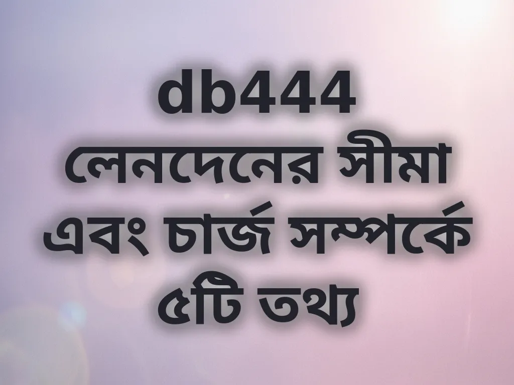 পেমেন্ট লিমিট ডিটেইলস
